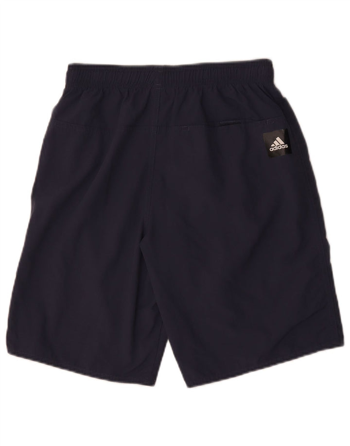Adidas Mens Sport Shorts Small  Navy Blue Polyester