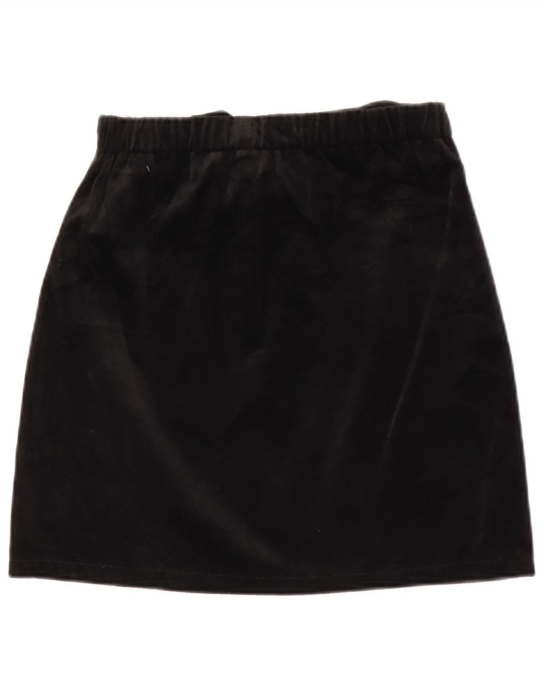 Vintage Womens Velvet Mini Skirt W26 Small  Black
