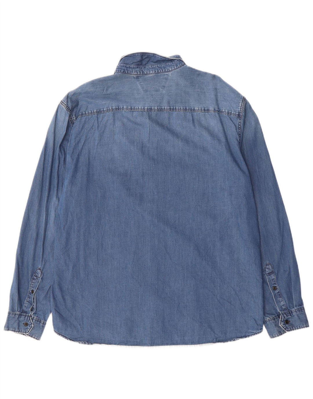 CALVIN KLEIN JEANS Mens Denim Shirt XL Blue Cotton