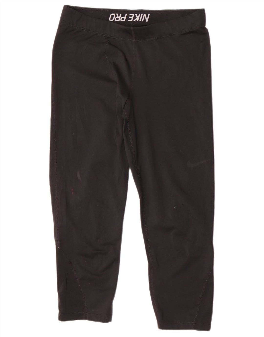 Nike Womens Capri Leggings UK 12 Medium Black Polyester