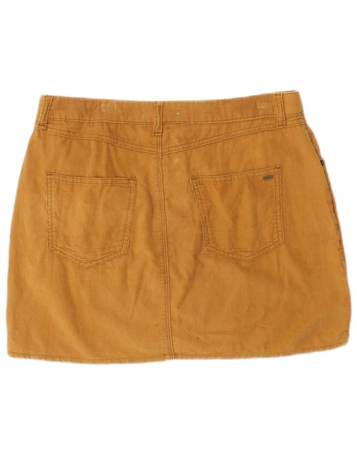 O'Neill Womens Mini Corduroy Skirt Medium W30  Beige Cotton