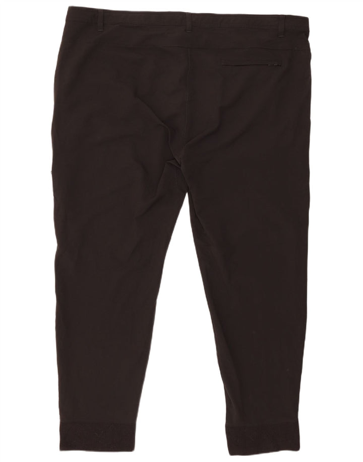 RUSSELL ATHLETIC Womens Slim Cargo Trousers 2XL W32 L30 Black Polyester
