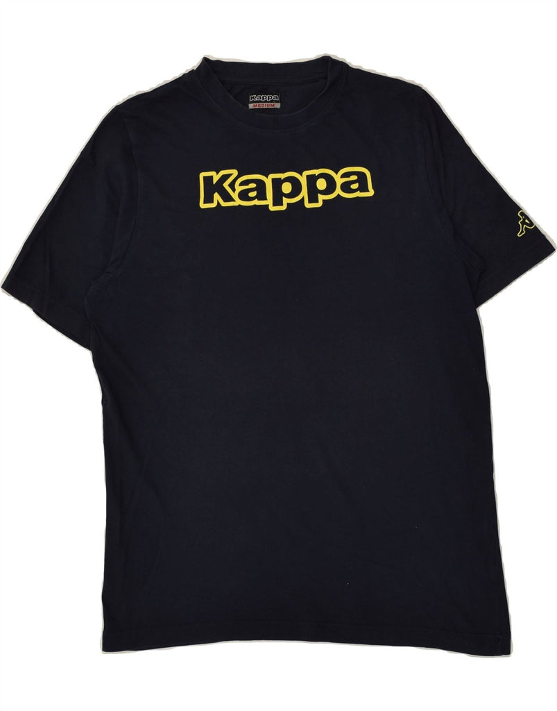 KAPPA Mens Graphic T-Shirt Top Medium Navy Blue | Vintage Kappa | Thrift | Second-Hand Kappa | Used Clothing | Messina Hembry 