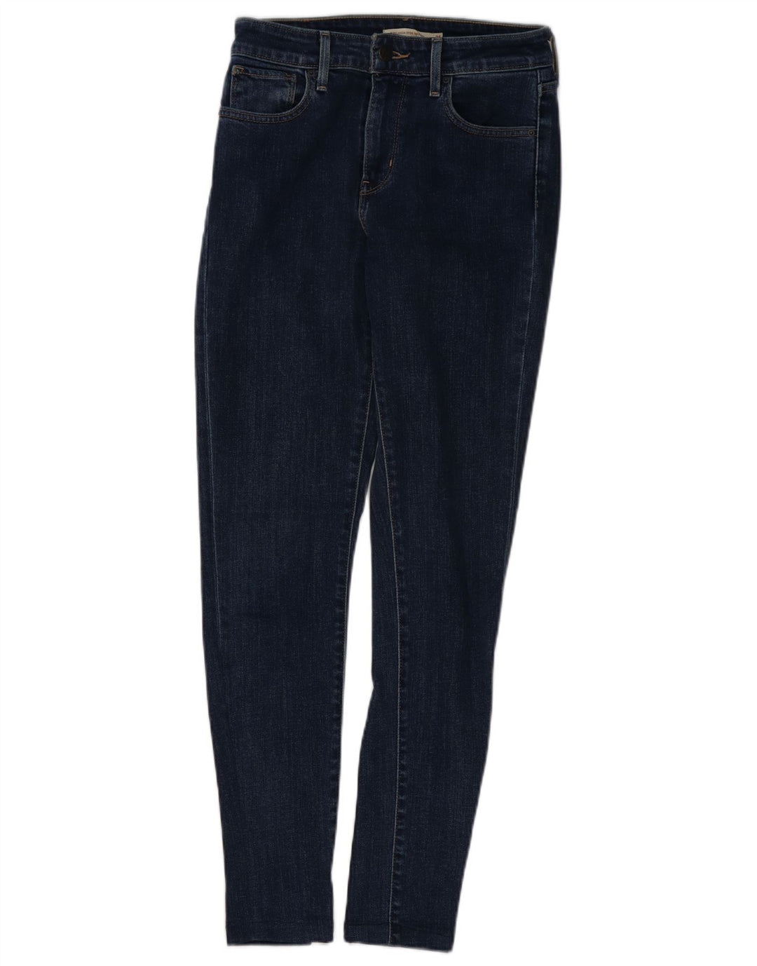 LEVI'S Womens 721 High Rise Skinny Jeans W25 L29 Blue Cotton