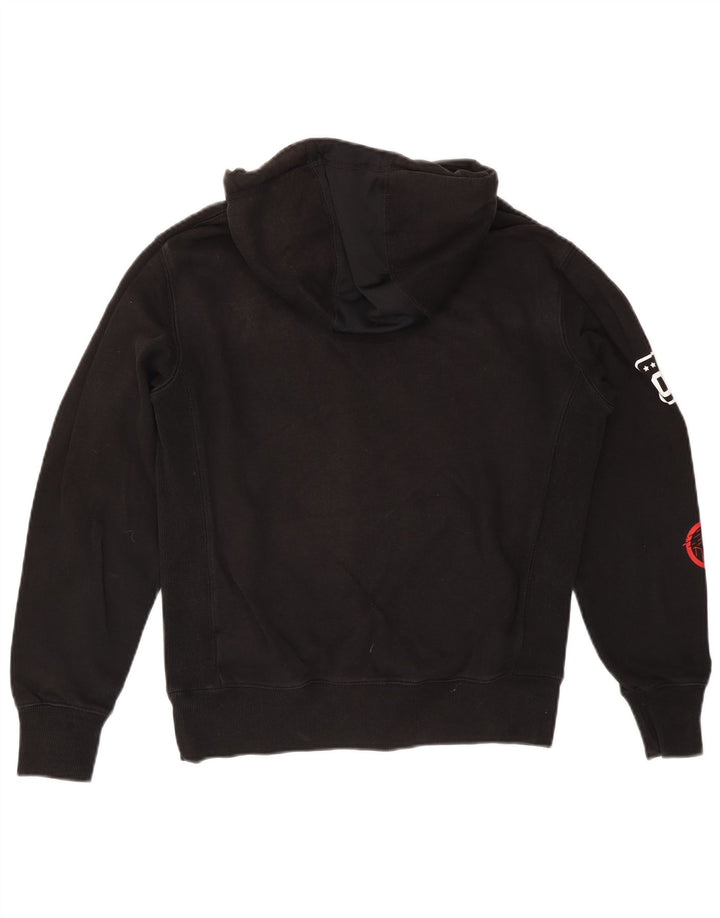 Superdry Mens Graphic Hoodie Jumper Small Black