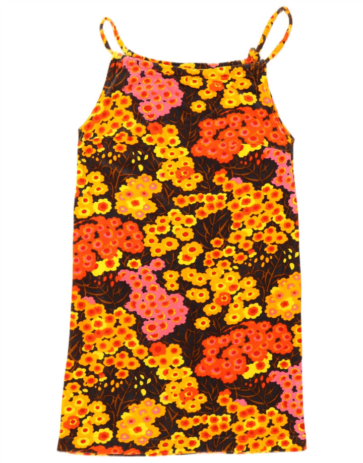 Vintage Womens Sundress UK 14 Medium Multicoloured Floral