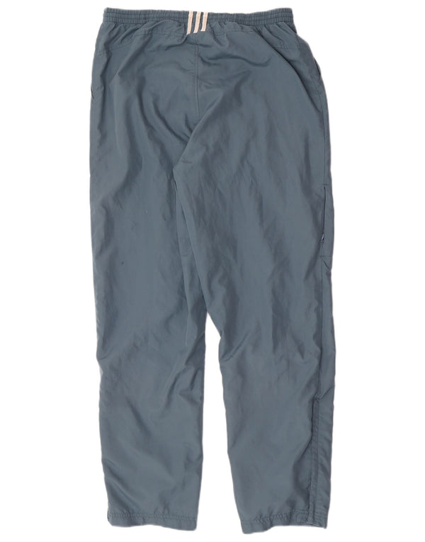 Adidas Womens Tracksuit Trousers Joggers UK 12 Medium  Blue Polyester