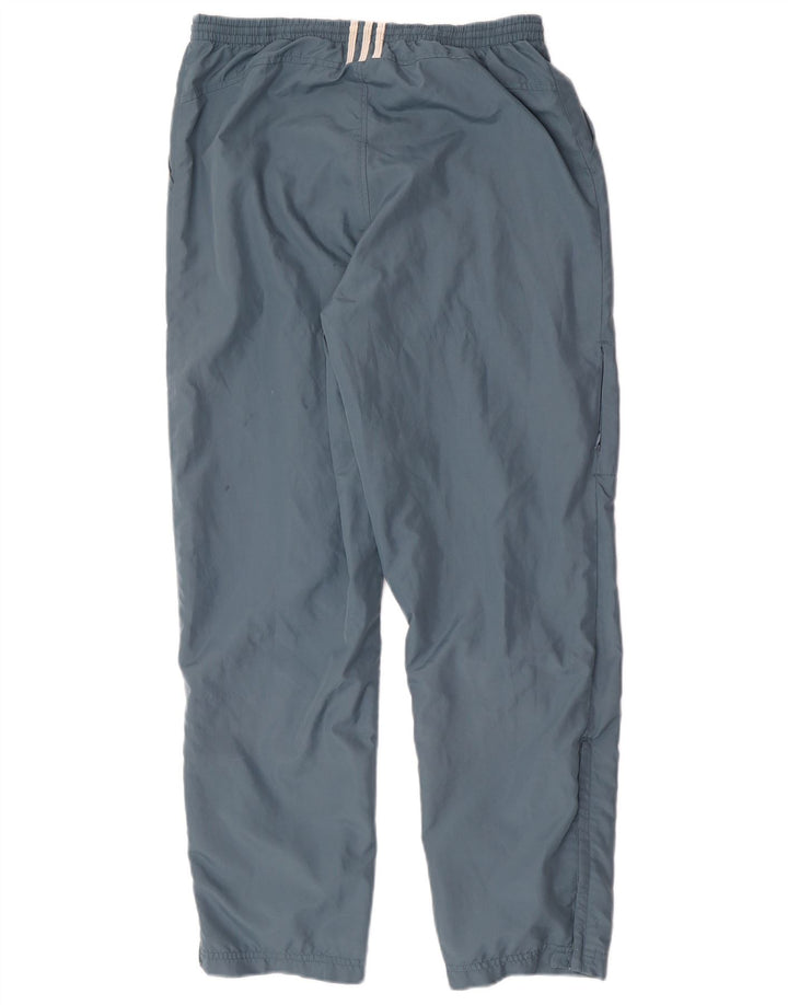 Adidas Womens Tracksuit Trousers Joggers UK 12 Medium  Blue Polyester