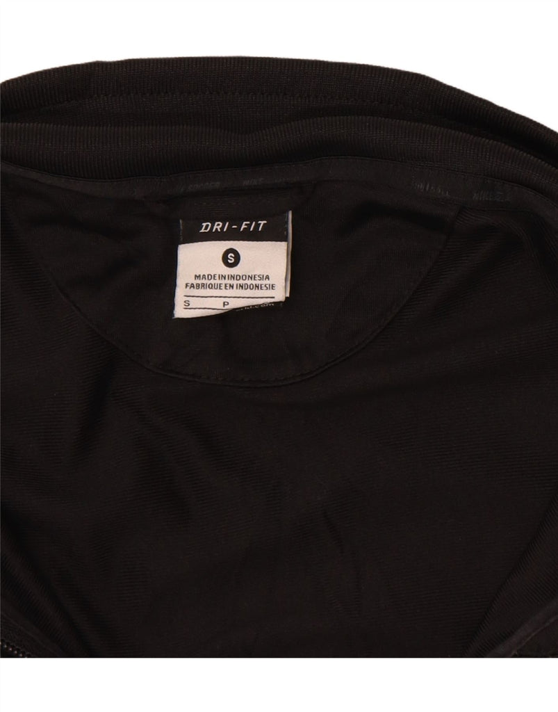 NIKE Womens Dri Fit Tracksuit Top Jacket UK 10 Small Black Colourblock Vintage Nike and Second-Hand Nike from Messina Hembry 