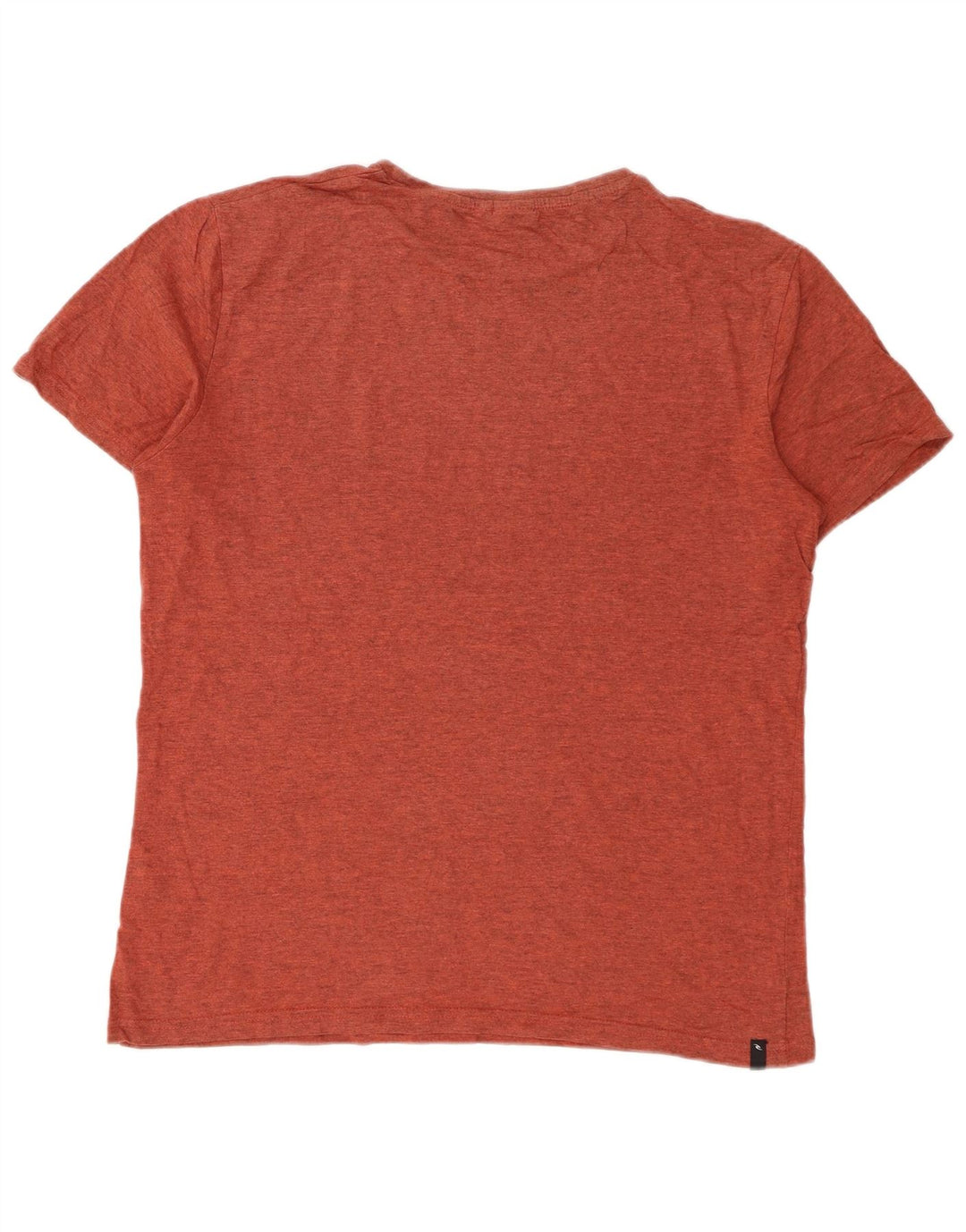 Rip Curl Mens Graphic T-Shirt Top Medium Orange Flecked Cotton