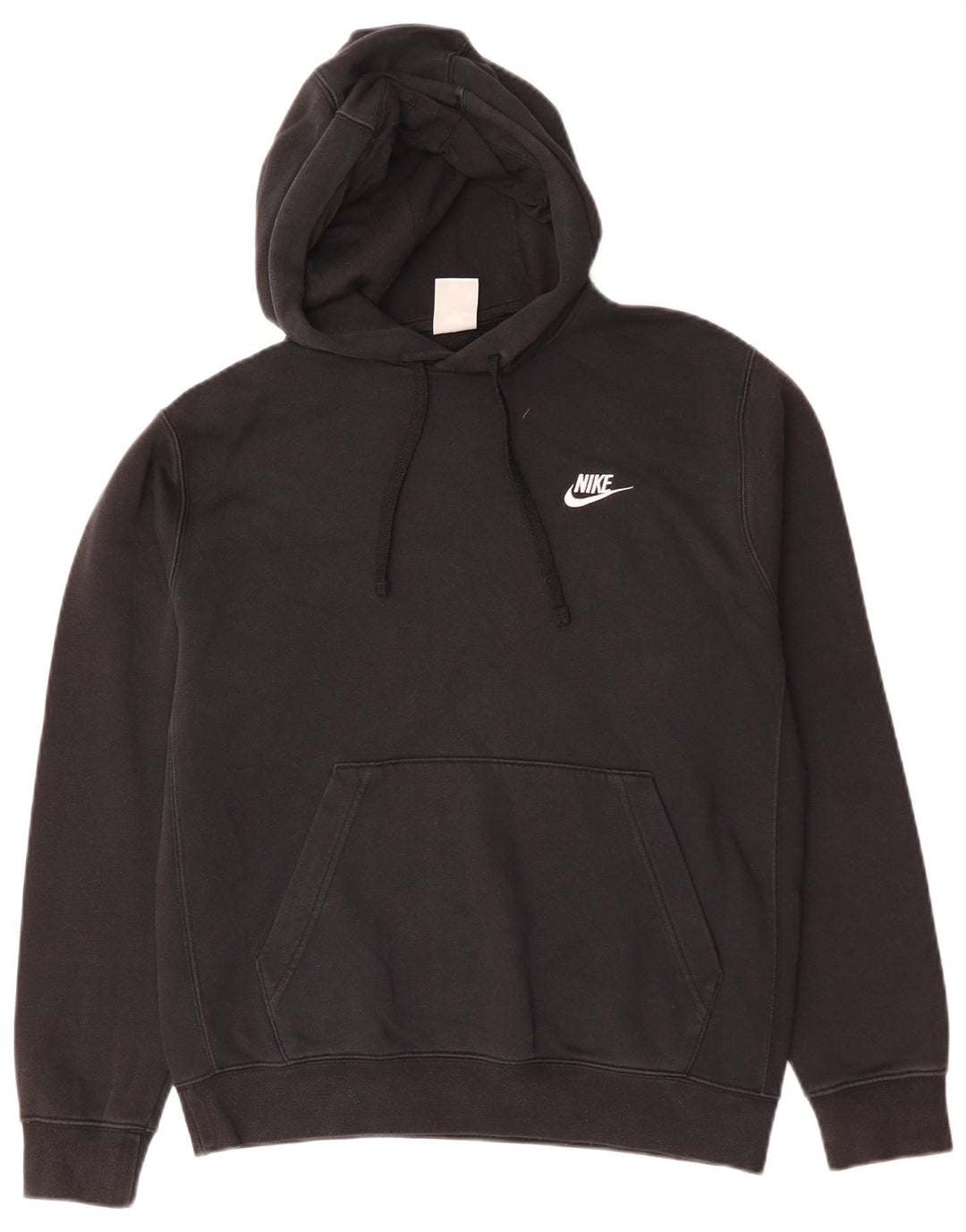 Nike Mens Hoodie Jumper Small Black Cotton