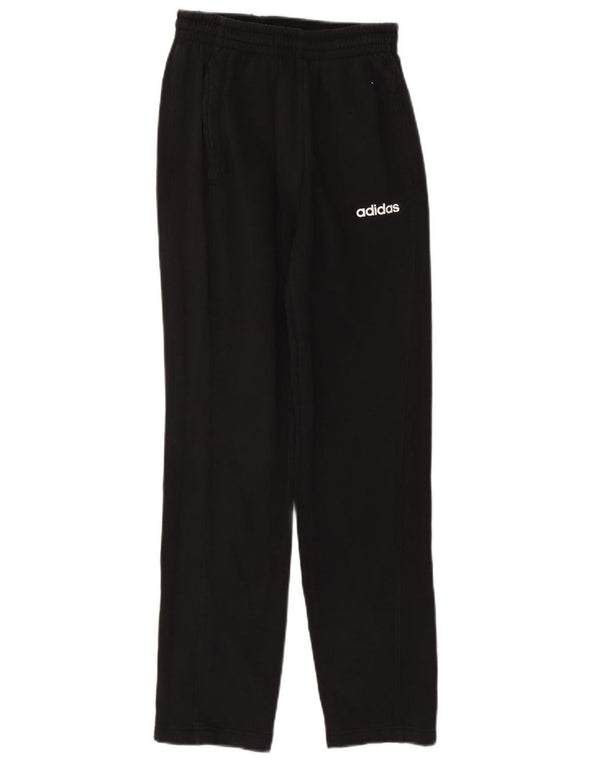 ADIDAS Womens Tracksuit Trousers UK 8 Small  Black Cotton