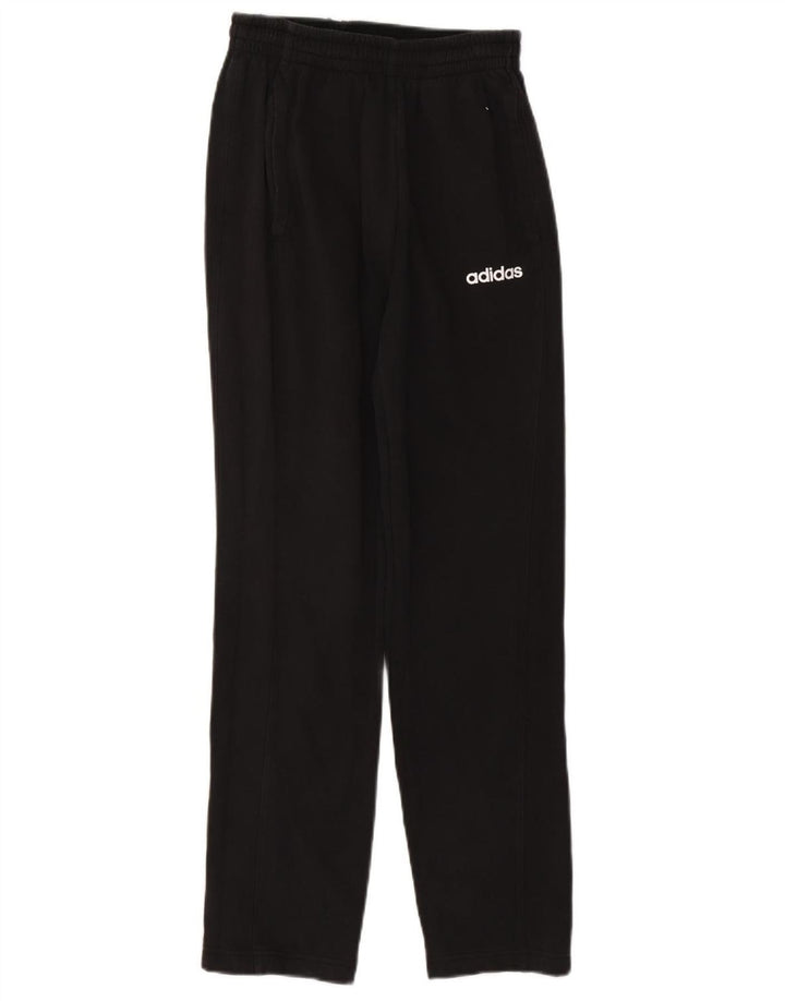 ADIDAS Womens Tracksuit Trousers UK 8 Small  Black Cotton