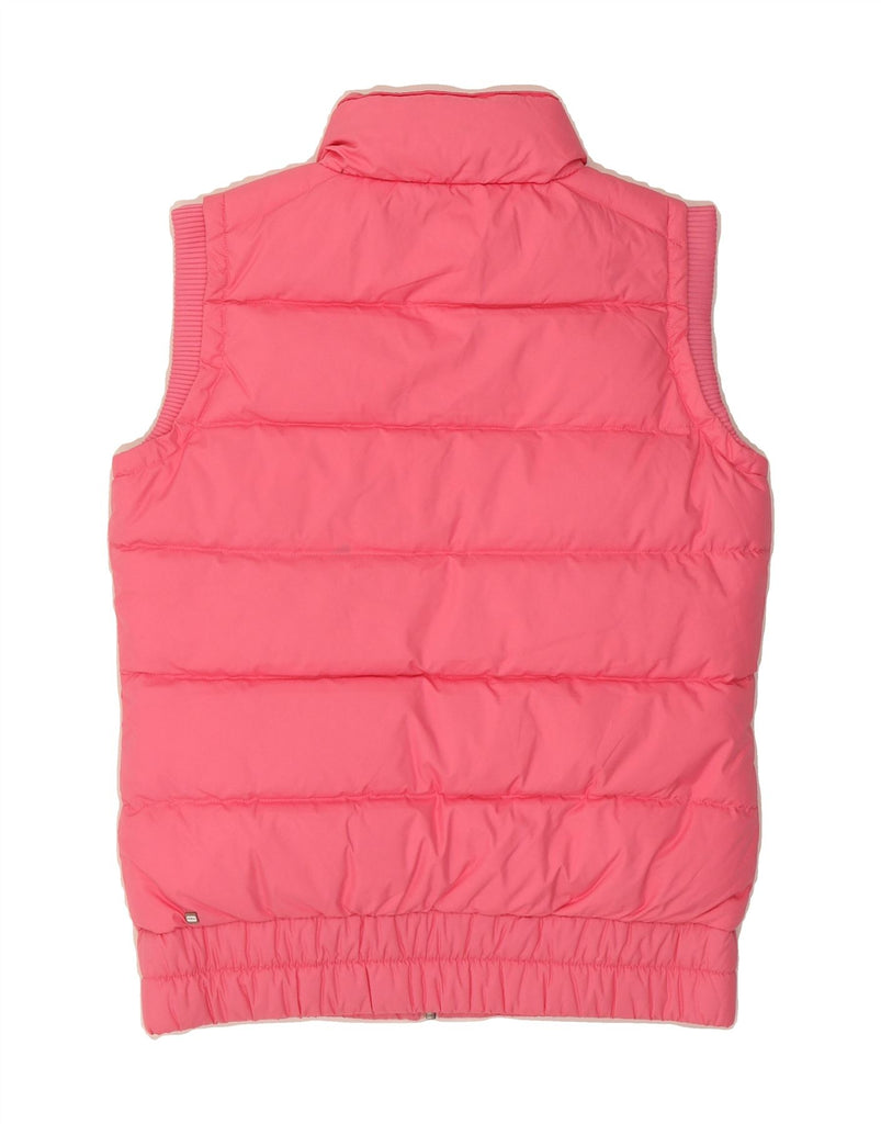 PUMA Womens Padded Gilet UK 10 Small Pink Polyester Vintage Puma and Second-Hand Puma from Messina Hembry 