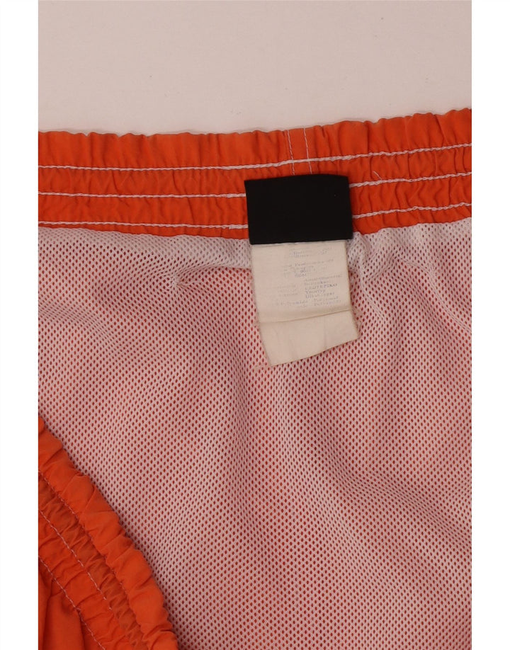 Champion Mens Graphic Swimming Shorts 2XL Orange Colourblock Polyamide