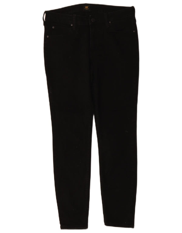 Lee Womens Scarlett Skinny Jeans W30 L27 Black Cotton