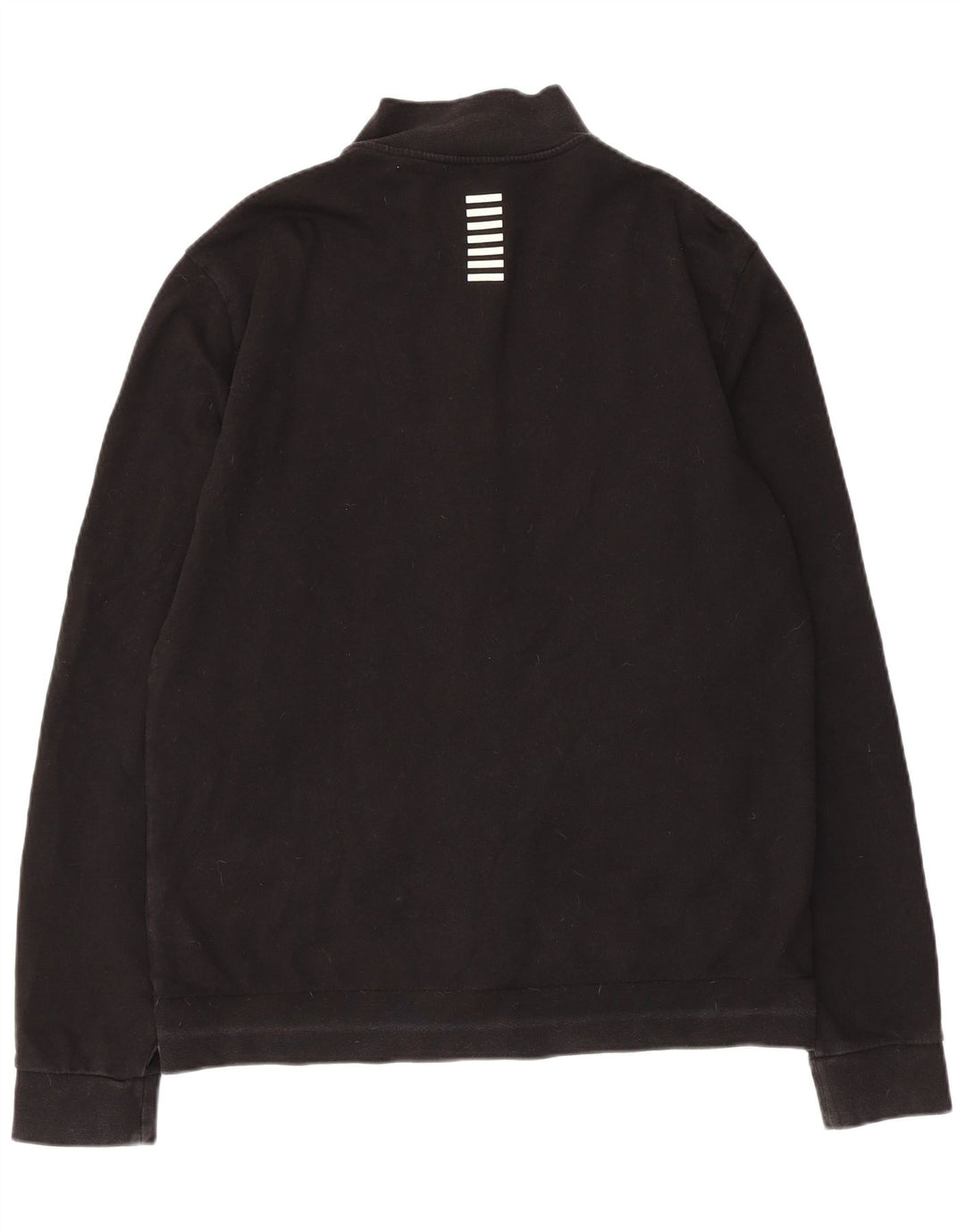 Emporio Armani Mens Graphic Tracksuit Top Jacket 2XL Black Cotton