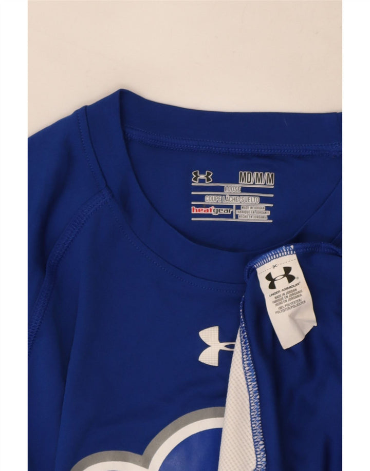 Under Armour Mens Seton Hall Pirates Graphic T-Shirt Top Medium Blue