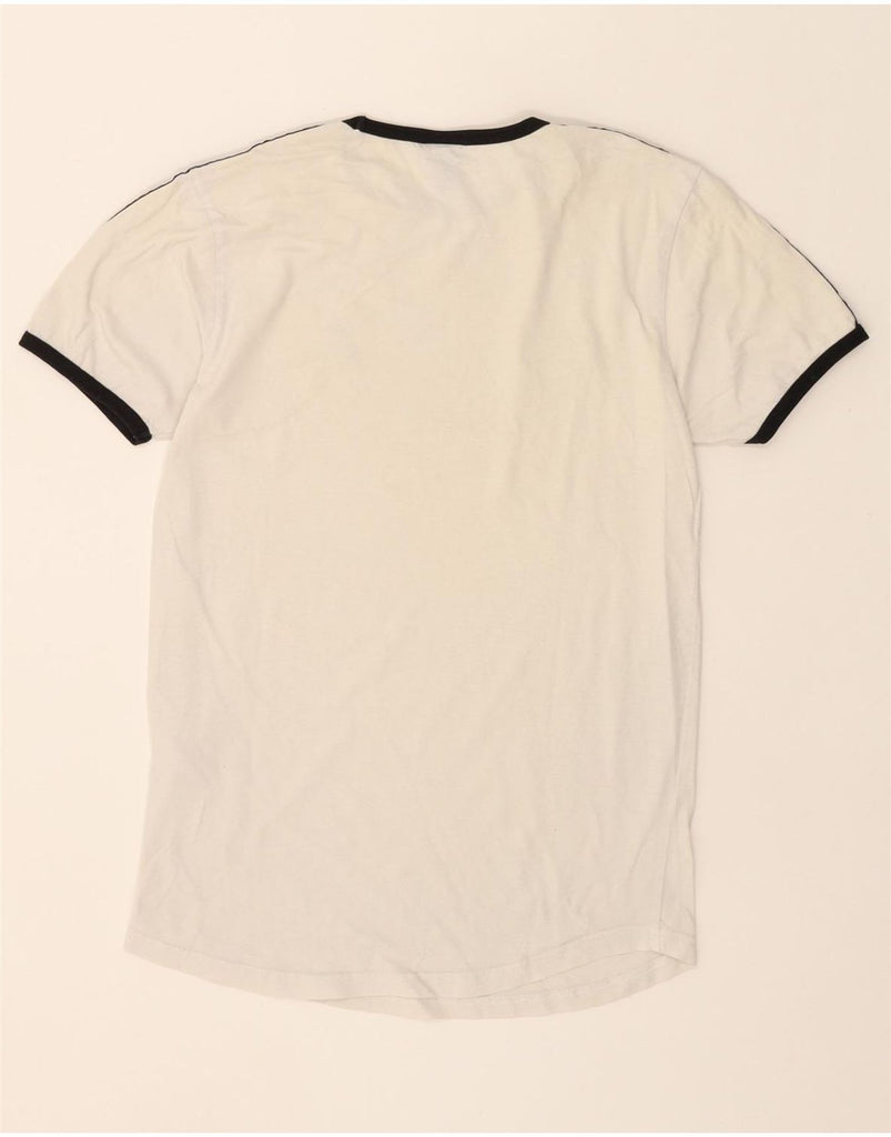 ELLESSE Mens Graphic T-Shirt Top XS White Cotton Vintage Ellesse and Second-Hand Ellesse from Messina Hembry 