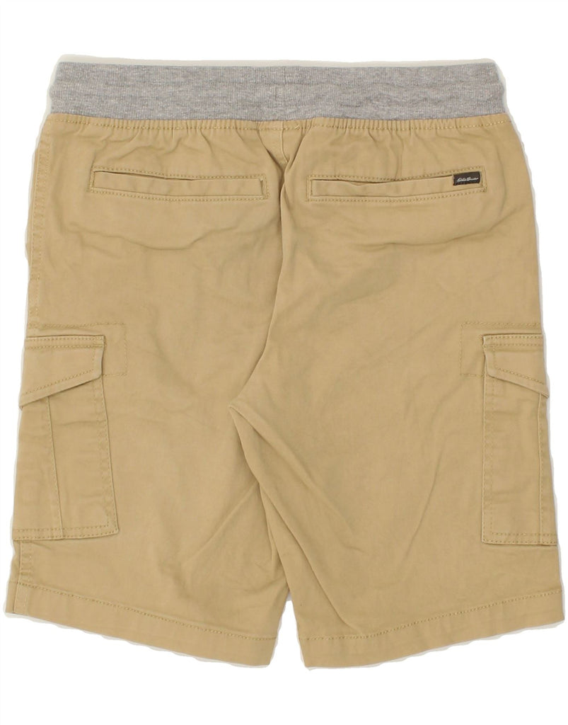 EDDIE BAUER Boys Cargo Shorts 13-14 Years Large W28  Beige Cotton Vintage Eddie Bauer and Second-Hand Eddie Bauer from Messina Hembry 