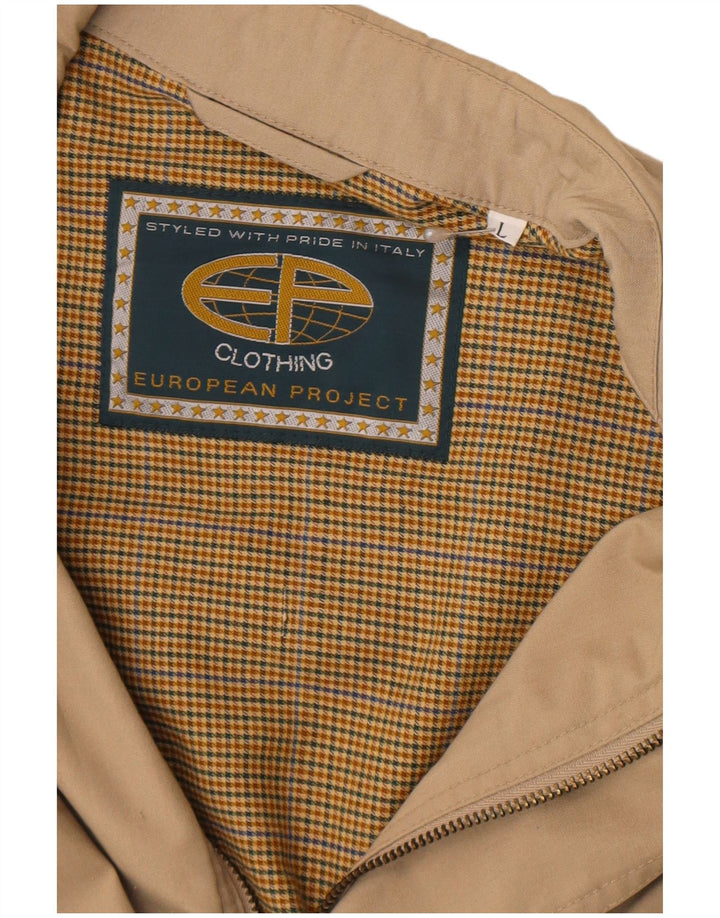 European Project Mens Utility Jacket UK 40 Large Beige