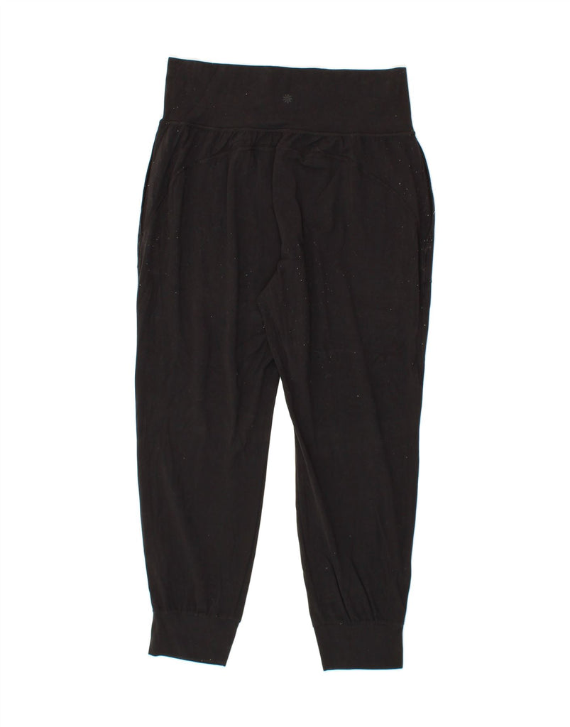 ATHLETA Womens Tracksuit Trousers Joggers UK 14 Large  Black Nylon Vintage Athleta and Second-Hand Athleta from Messina Hembry 