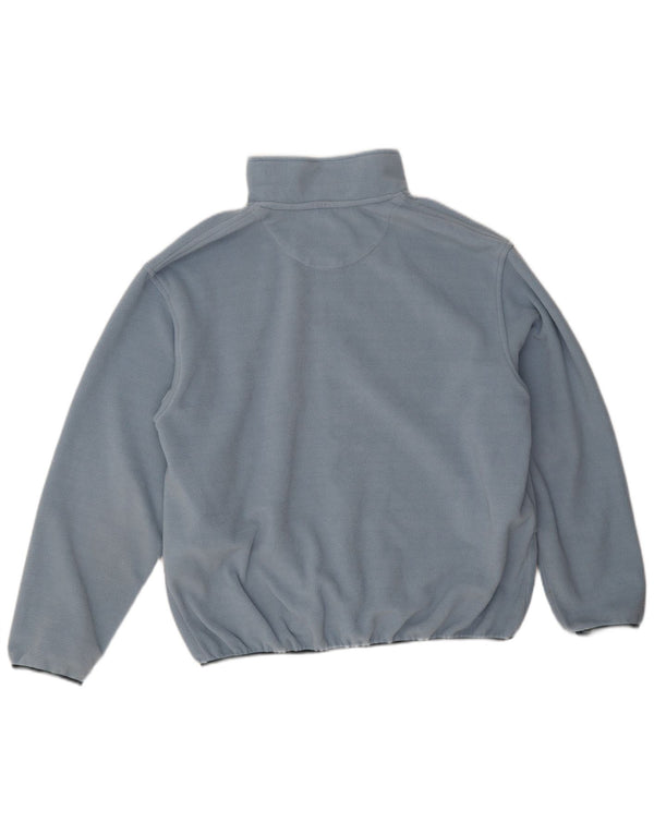 Columbia Mens Loose Fit Fleece Jacket UK 38 Medium Blue Polyester