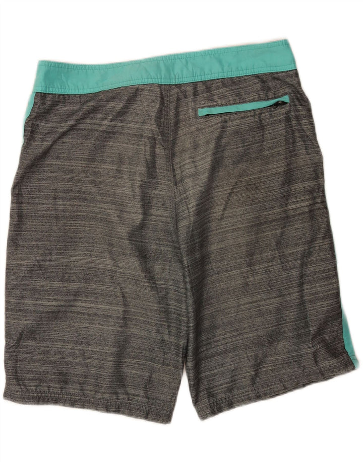 Hurley Mens Graphic Swimming Shorts Large Grey Colourblock
