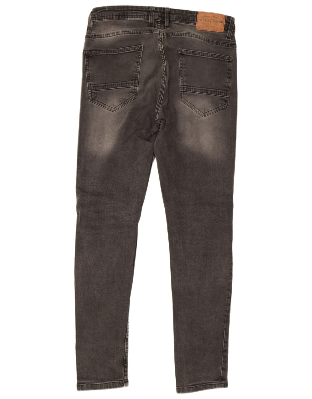 Zara Mens Skinny Jeans EU 42 Large W32 L27 Grey