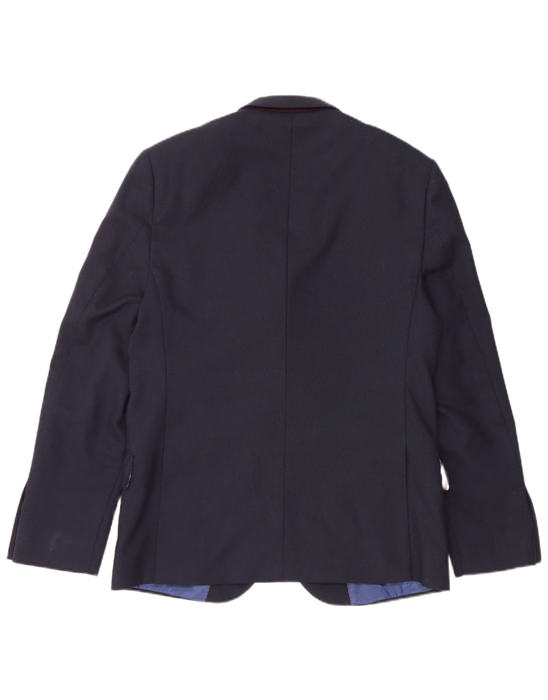 Marks & Spencer Mens 2 Button Slim Blazer Jacket UK 40 Medium Navy Blue