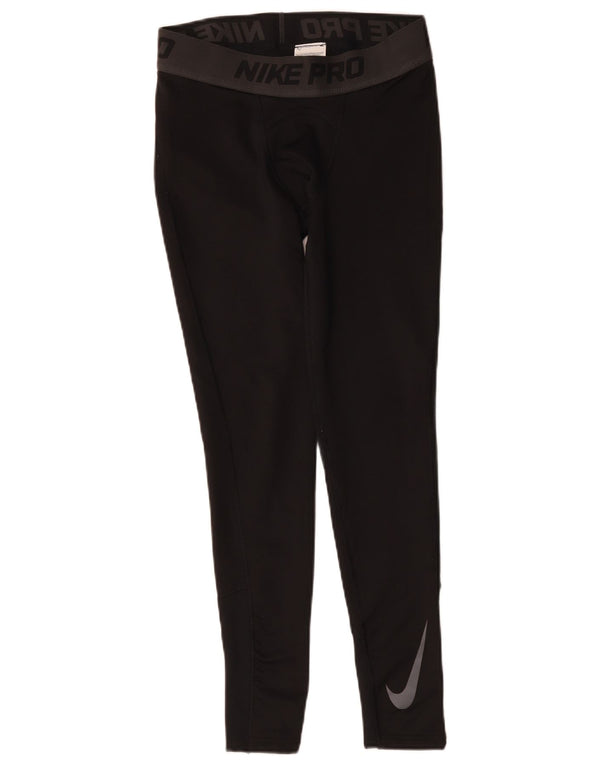 Nike Mens Leggings Medium Black Polyester