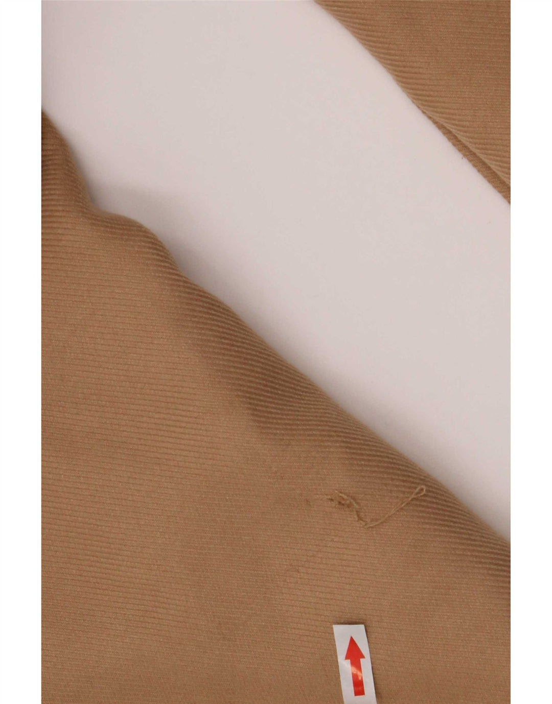 Zara Womens Double Breasted Coat UK 10 Small Beige Polyester