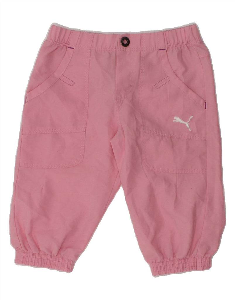 PUMA Girls Bermuda Shorts 4-5 Years W20 Pink Polyester | Vintage Puma | Thrift | Second-Hand Puma | Used Clothing | Messina Hembry 
