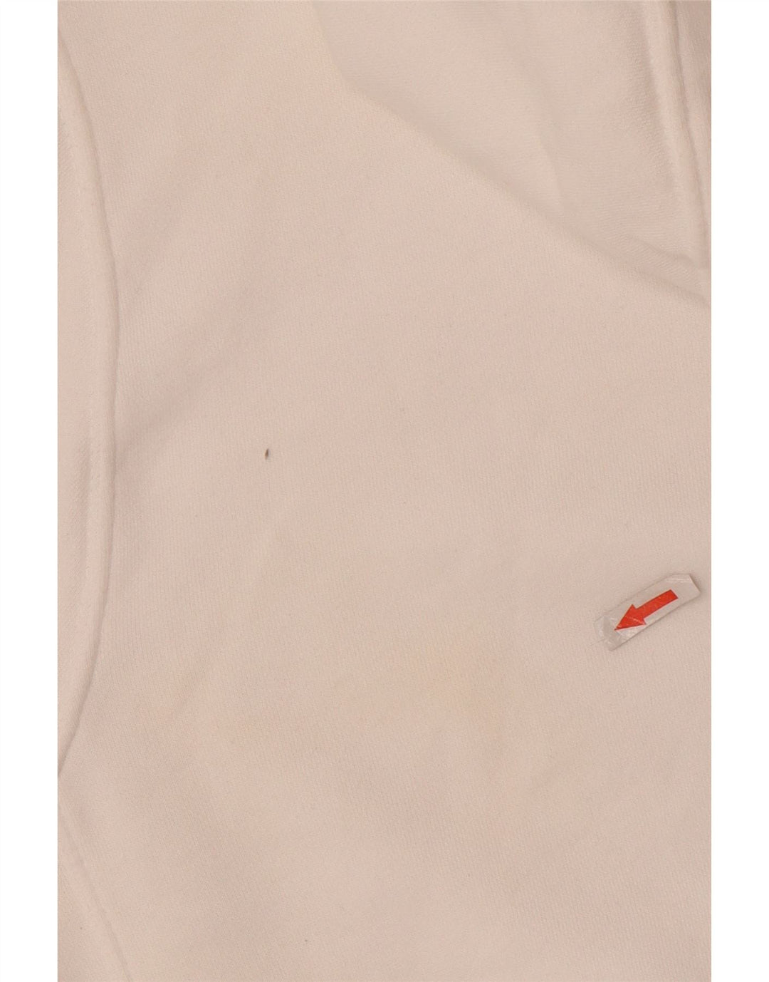 NIKE Mens Graphic Hoodie Jumper Medium White Cotton