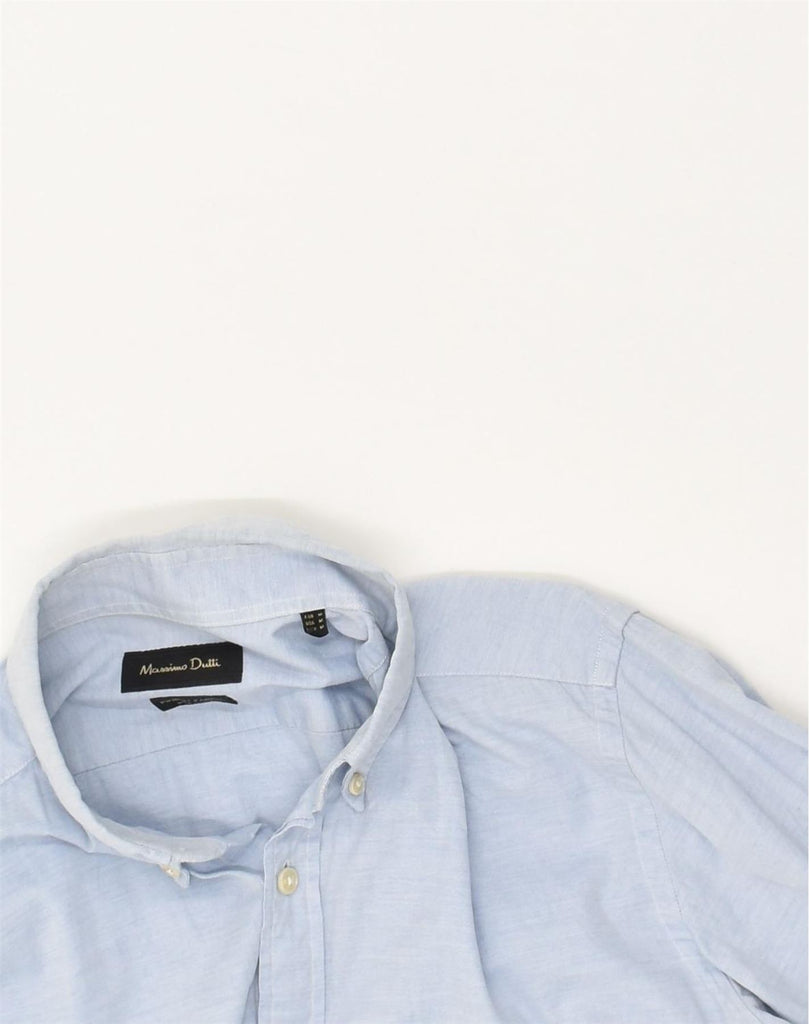 MASSIMO DUTTI Mens Shirt Medium Blue Cotton | Vintage Massimo Dutti | Thrift | Second-Hand Massimo Dutti | Used Clothing | Messina Hembry 