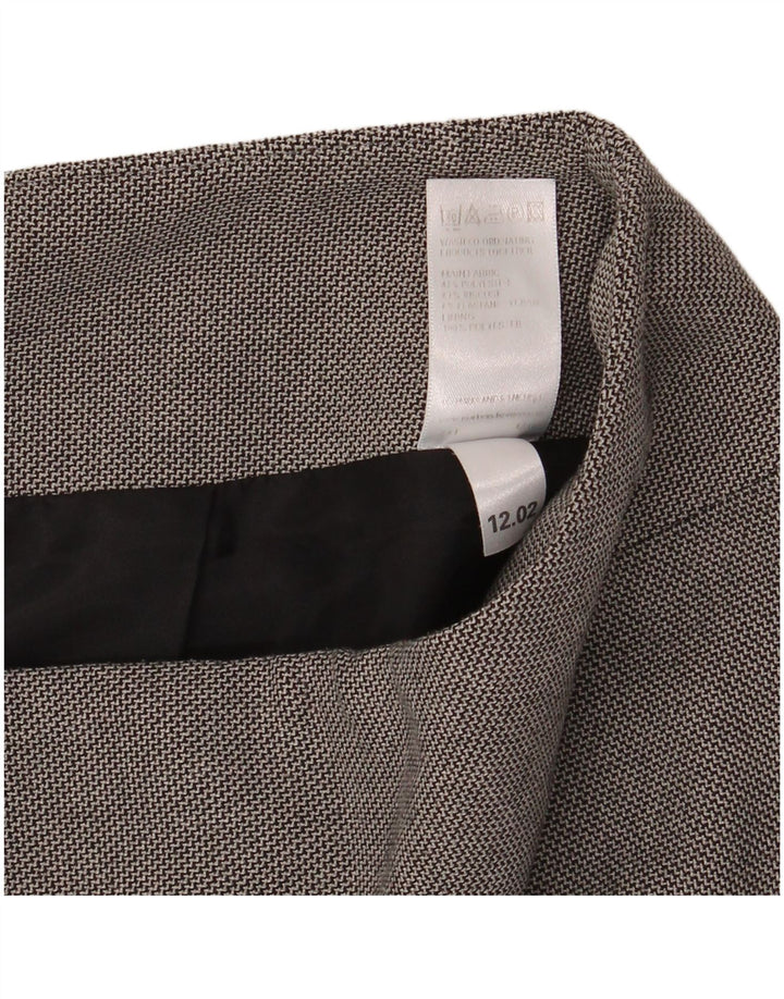 Marks & Spencer Womens Pencil Skirt UK 10 Small W30  Grey Polyester