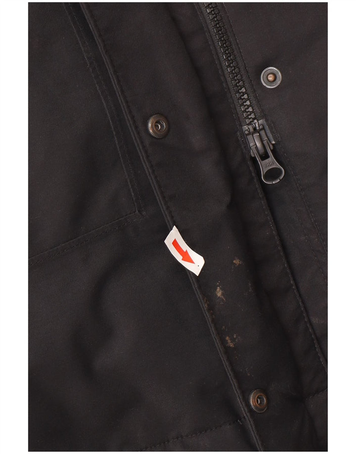 The North Face Womens Padded Coat UK 10 Small Black Cotton