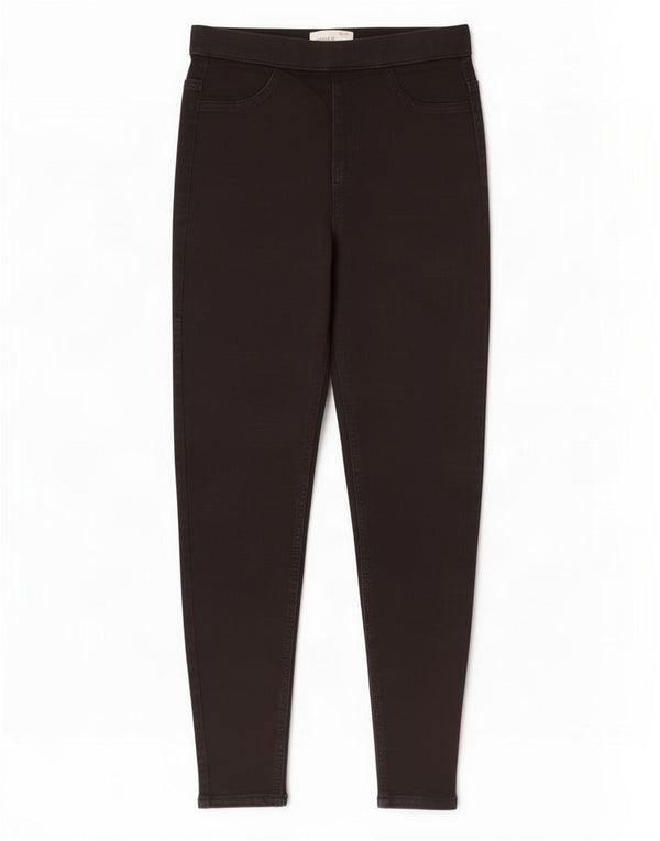 Marks & Spencer Womens Jegging Jeans UK 8 Small W26 L28 Black Cotton
