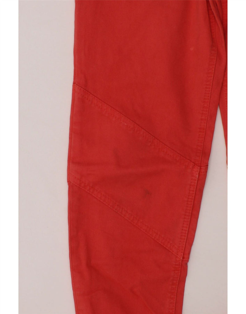 MASSIMO DUTTI Girls Slim Chino Trousers 9-10 Years W24 L24 Red Vintage Massimo Dutti and Second-Hand Massimo Dutti from Messina Hembry 