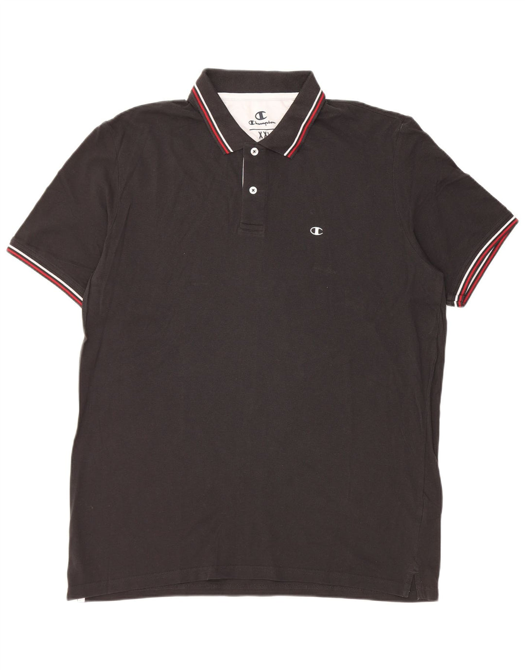 Champion Mens Polo Shirt 2XL Black Cotton