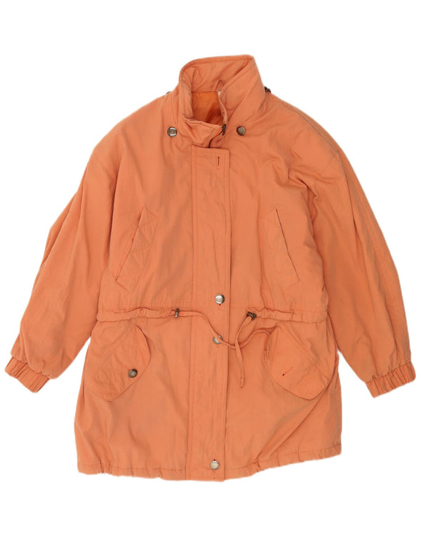 Vintage Womens Parka Jacket UK 18 XL Orange