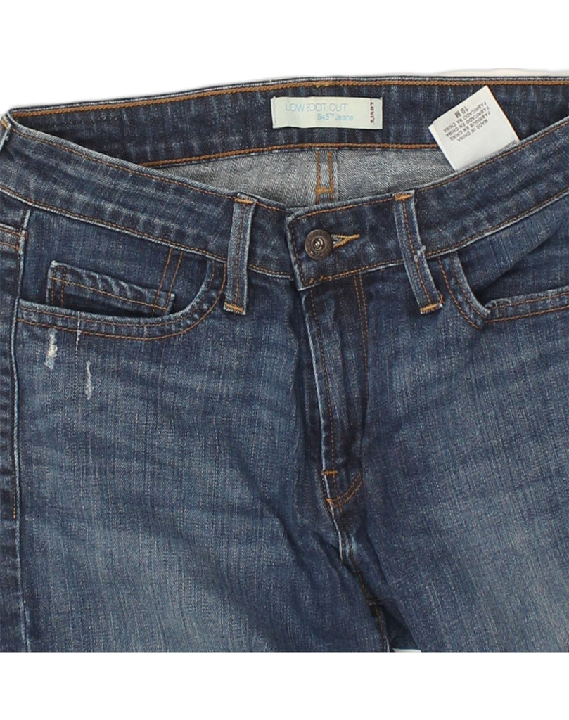 LEVI'S Womens 545 Low Waist Bootcut Jeans US 10 Large W30 L28 Blue Cotton | Vintage Levi's | Thrift | Second-Hand Levi's | Used Clothing | Messina Hembry 