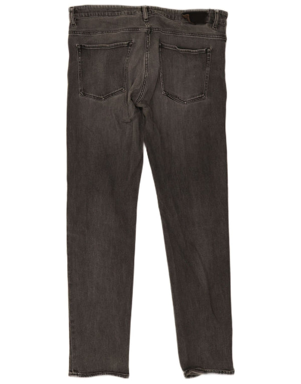 Hugo Boss Mens Slim Jeans W38 L34 Grey Cotton