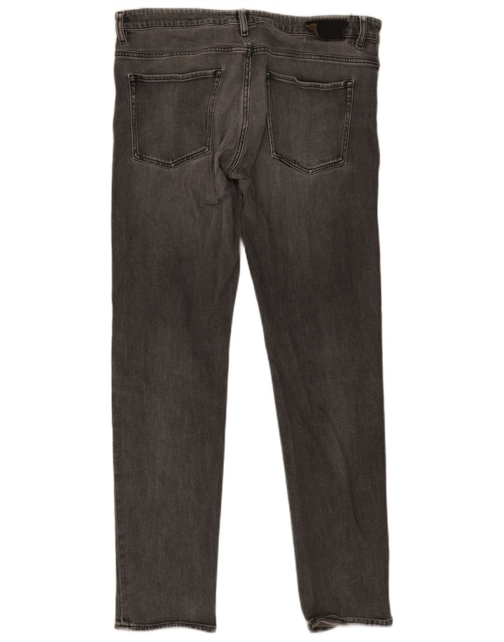 Hugo Boss Mens Slim Jeans W38 L34 Grey Cotton