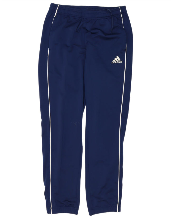 Adidas Mens Tracksuit Trousers Joggers Medium Navy Blue Polyester