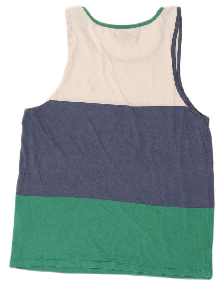 Volcom Mens Vest Top Medium Multicoloured Colourblock