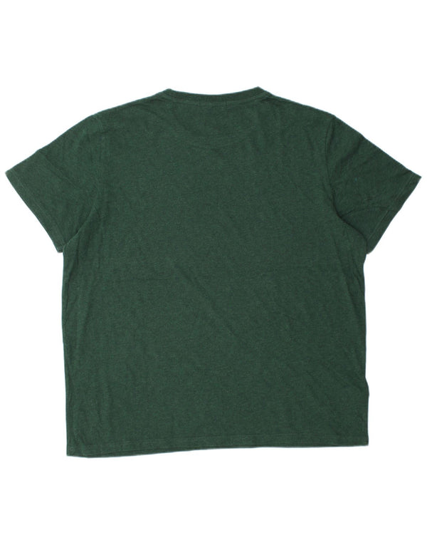 Fred Perry Mens T-Shirt Top XL Green Cotton