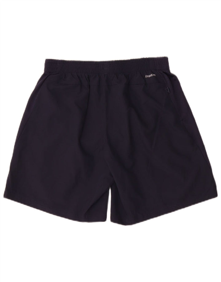 Adidas Mens Aeroready Sport Shorts Medium Navy Blue Polyester