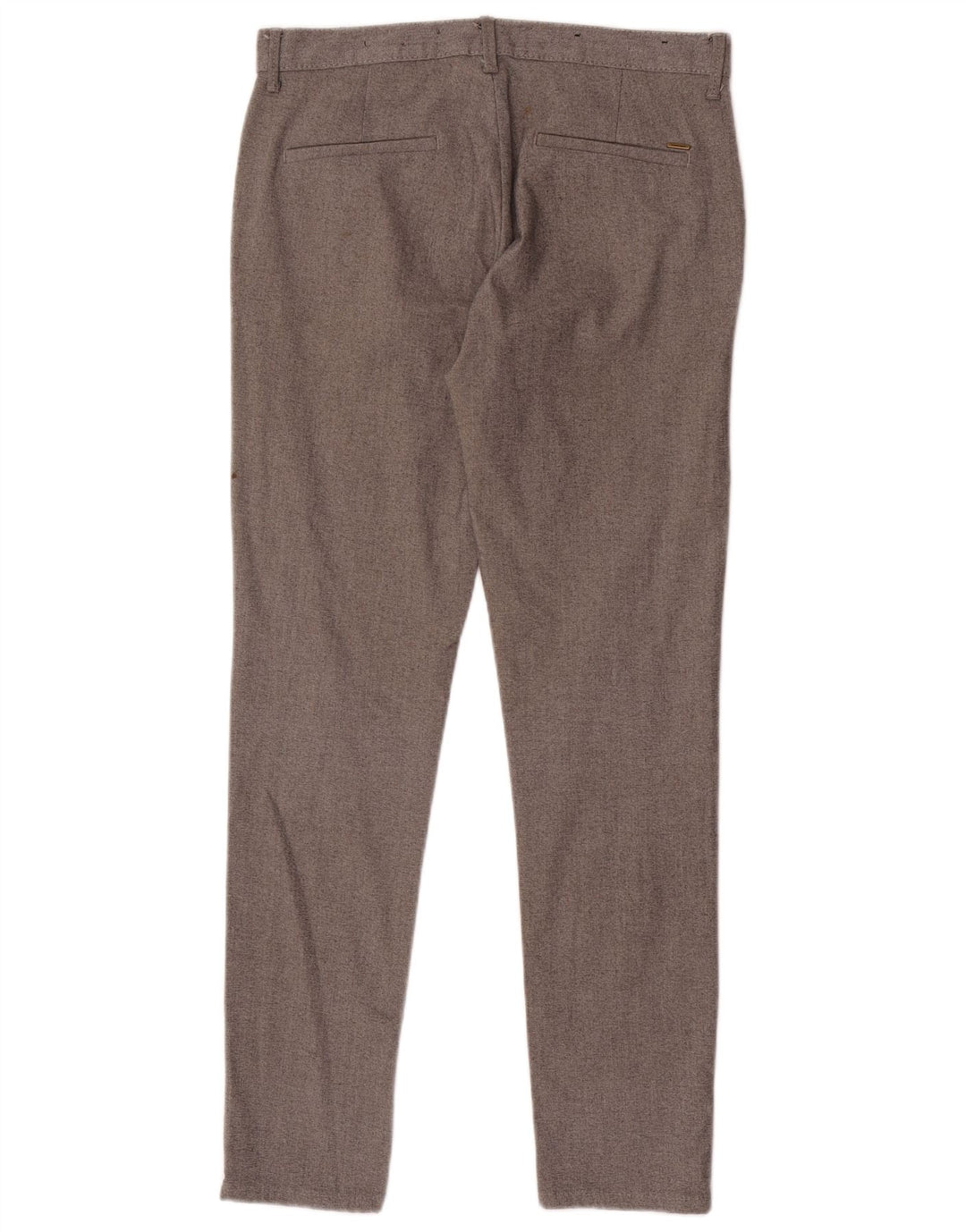 Zara Mens Slim Chino Trousers EU 38 Small W30 L30 Grey
