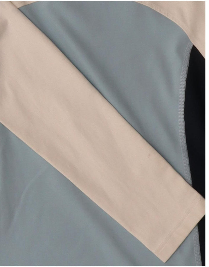 Fila Womens Crop Graphic Top Long Sleeve IT 40/42 Small White Colourblock